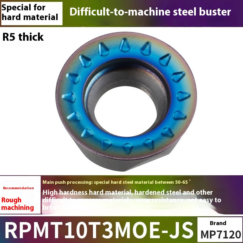 6009 CNC milling inserts RPMW carbide R5 machining center R4 milling machine R6 milling inserts RPMT round cutter grain cutting tools Shandong Denso Pricision Tools Co.,Ltd.